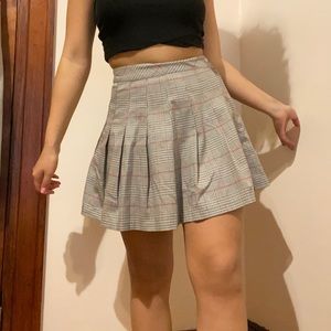 Plaid Tennis Skirt